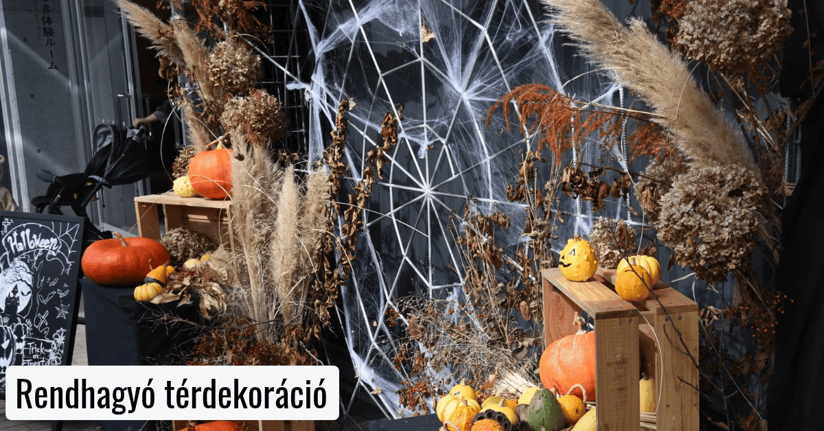 Halloween céges program rendhagyó térdekoráció